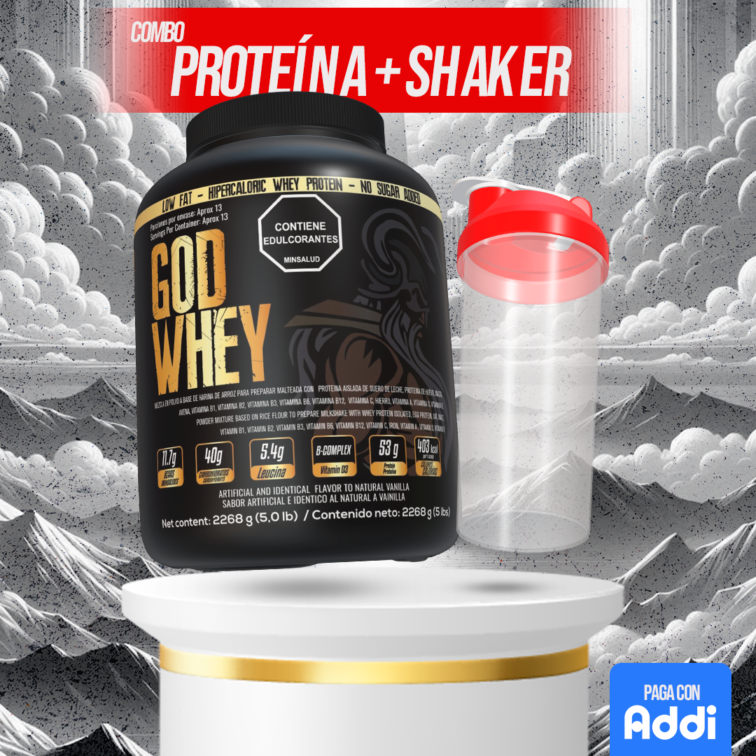 GodWhey 5lb Suplemento de Masa Muscular