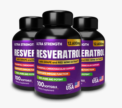 Resveratrol x100 Cápsulas Antioxidante Natural