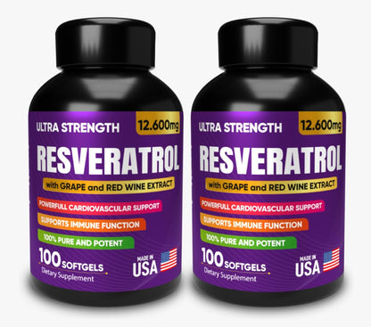 Resveratrol x100 Cápsulas Antioxidante Natural