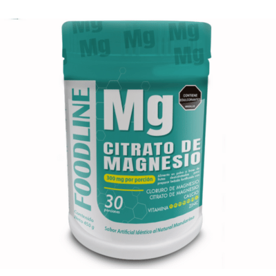 Citrato de Magnesio Foodline en Polvo 450g