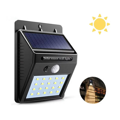 Luz Led Solar Portatil para Exteriores