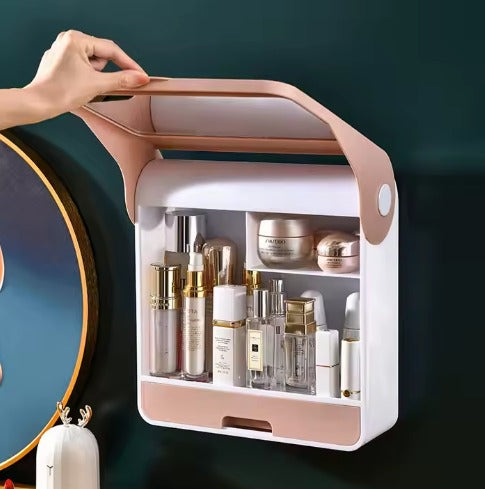 Espejo Organizador de Maquillaje con Luz Led